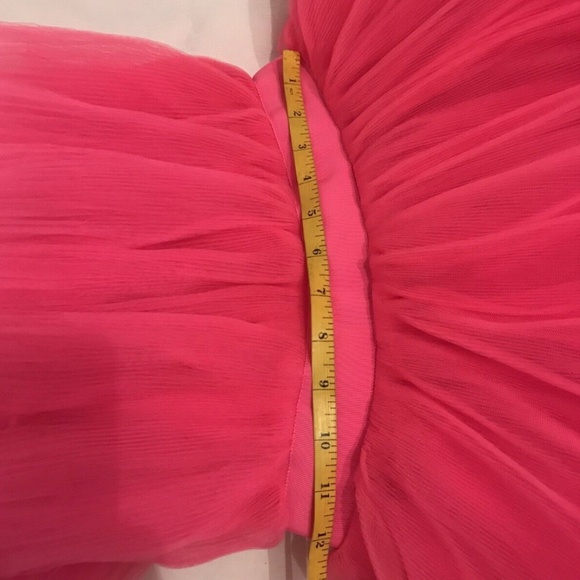 H&M X GIAMBATTISTA VALLI Hot Pink Tulle Dress - Picture 7 of 11